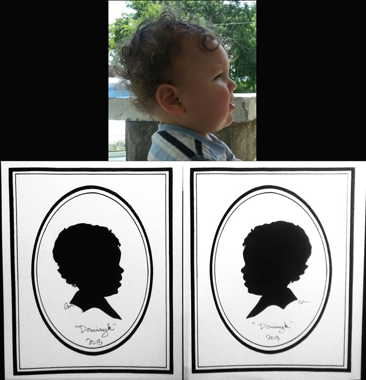 sillouette of Dominyk